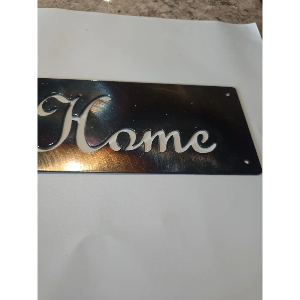 Bless This House! Custom Steel Art Work Sign.